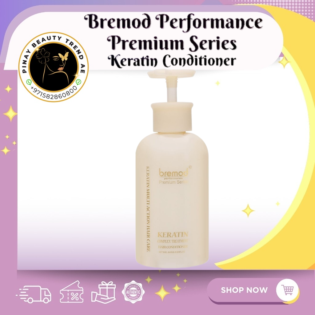 Bremod Premium Series Keratin Complex Shampoo And Conditioner 350ml