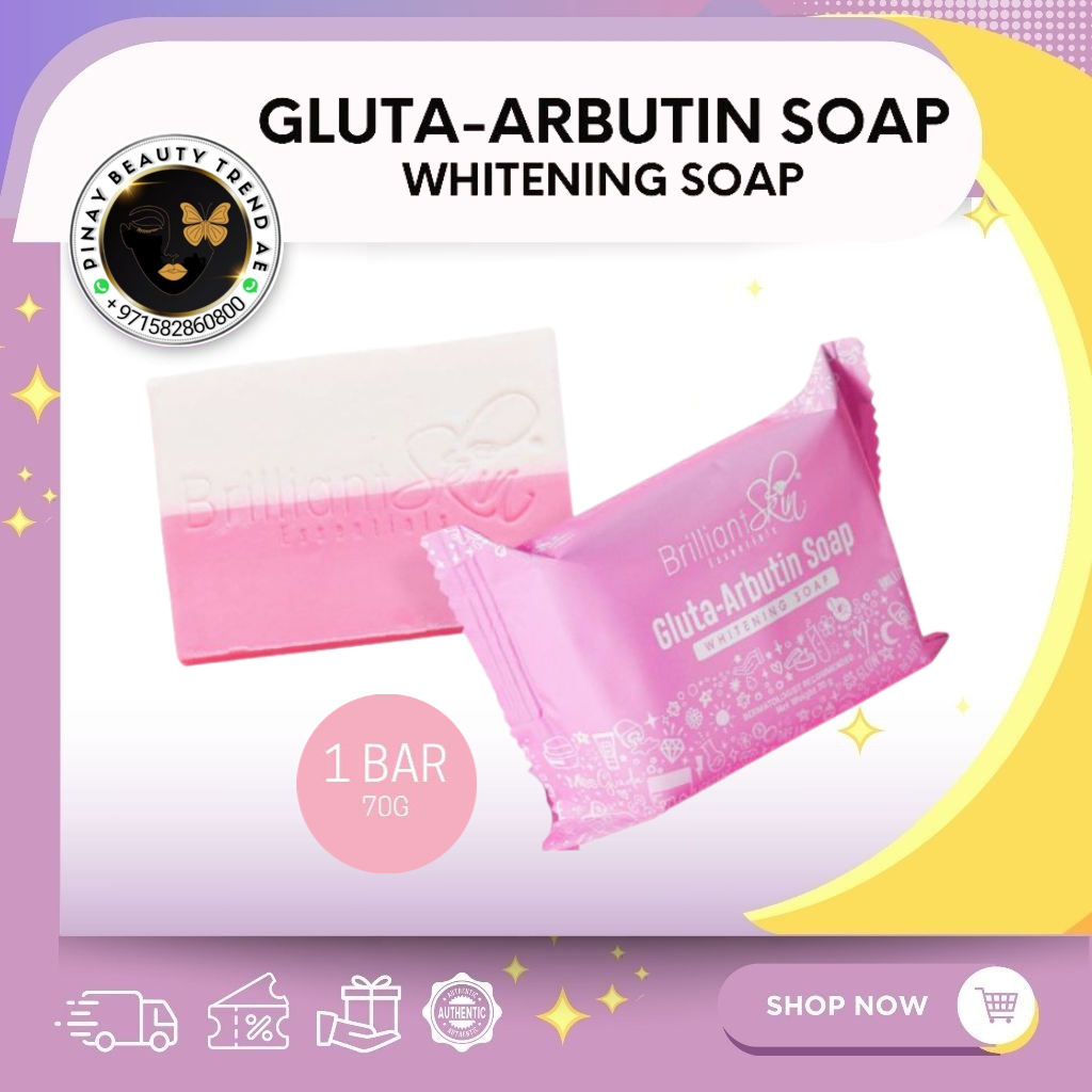 Brilliant Gluta-Arbutin Whitening Mini Soap 70g