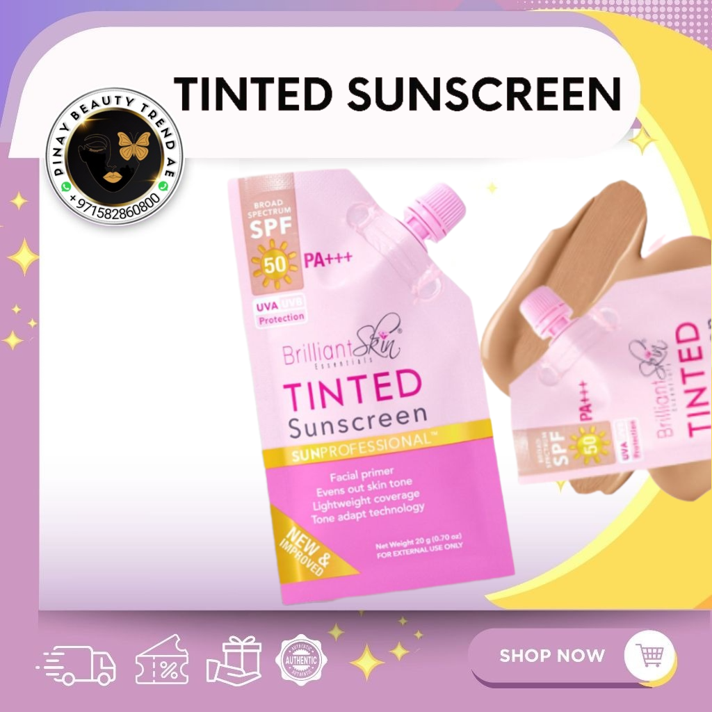 Brilliant Tinted Sunscreen SPF50 PA+++ 20g