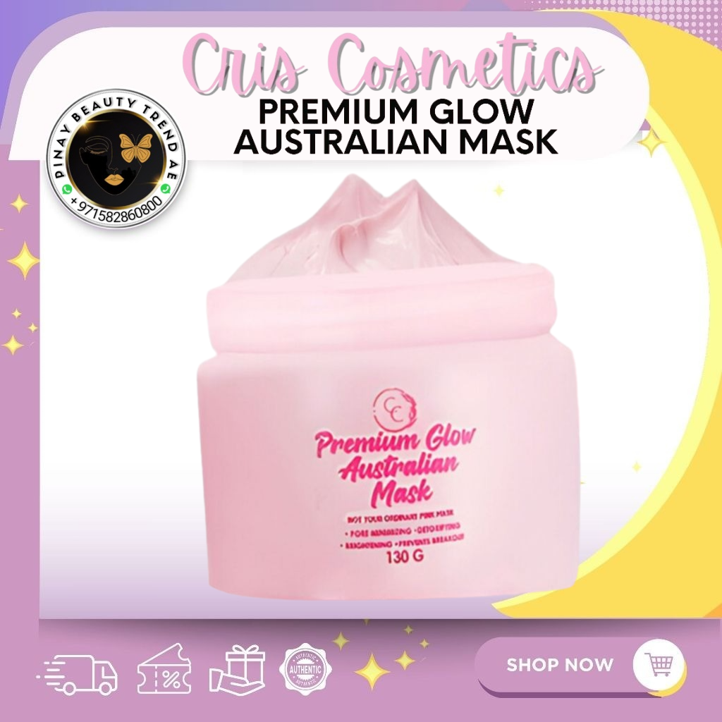 Cris Cosmetics CC Glam & Beauty Premium Glow Australian Mask 130g