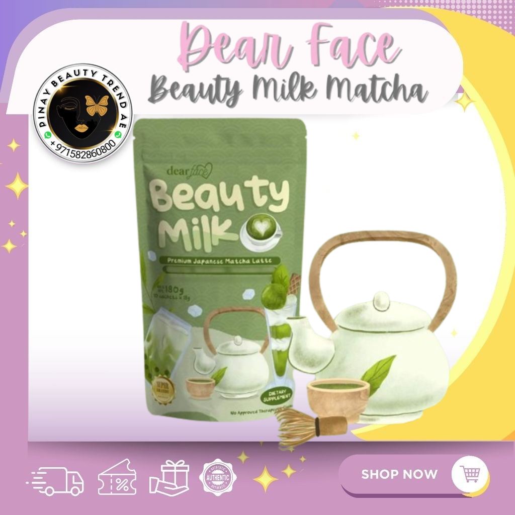 Dear Face Beauty Milk Matcha