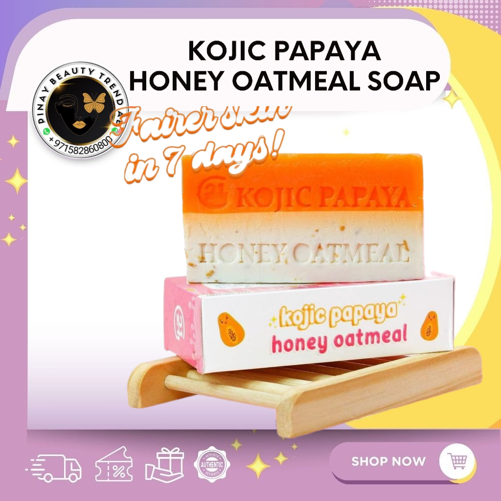 G21 Duo Soap Kojic Papaya + Honey Oatmel 150g