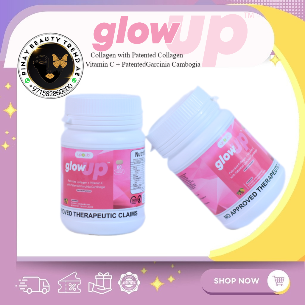 GlowUp Collagen Anti-aging Vitamin C 60's Tablets