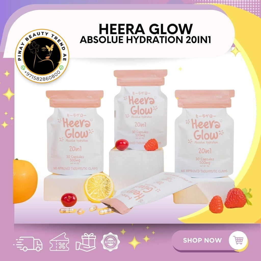 HG Skin Heera Glow Absolue Hydration 20in1 30's Capsules