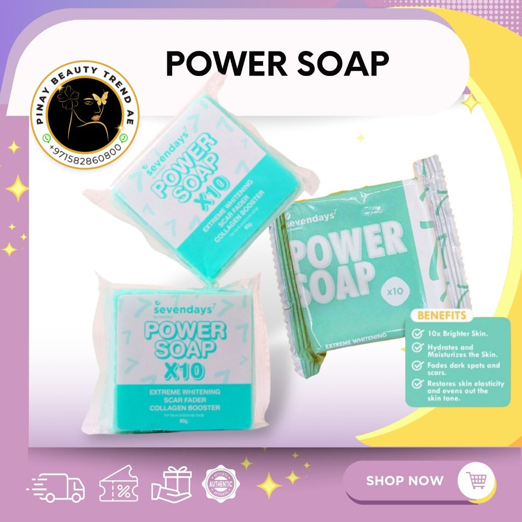 Sevendays Power Soap x10 80g