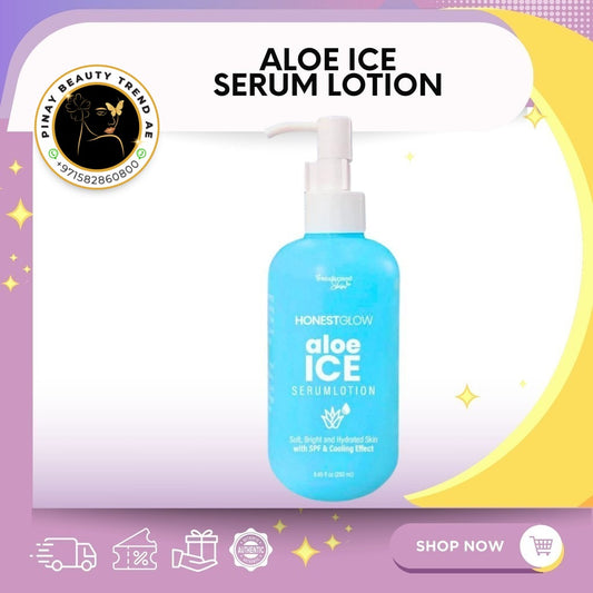 Honest Glow Aloe Ice Serum Lotion 250ml