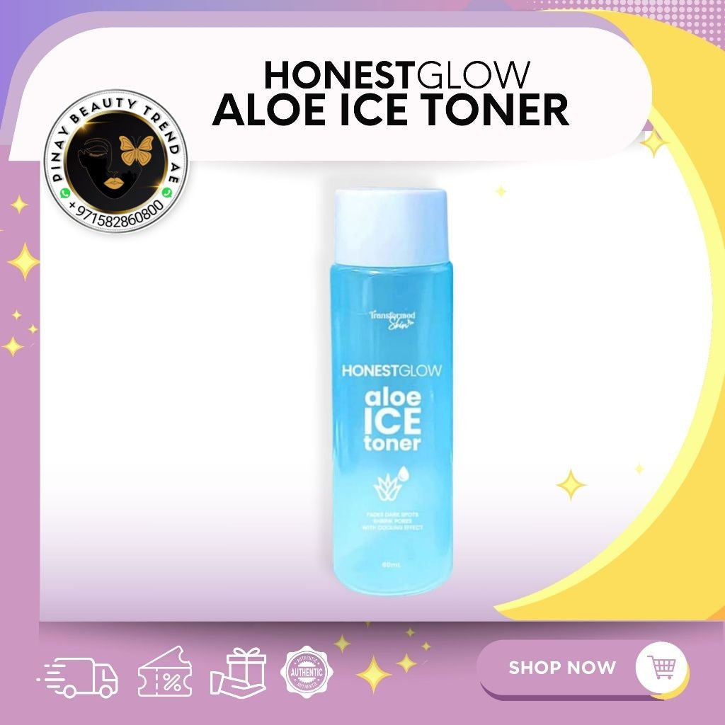 Honest Glow Aloe Ice Toner with Cooling Effect 60ml