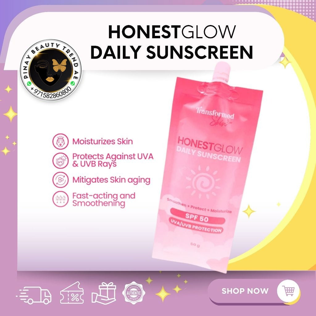 Honest Glow Daily Sunscreen SPF50 50g