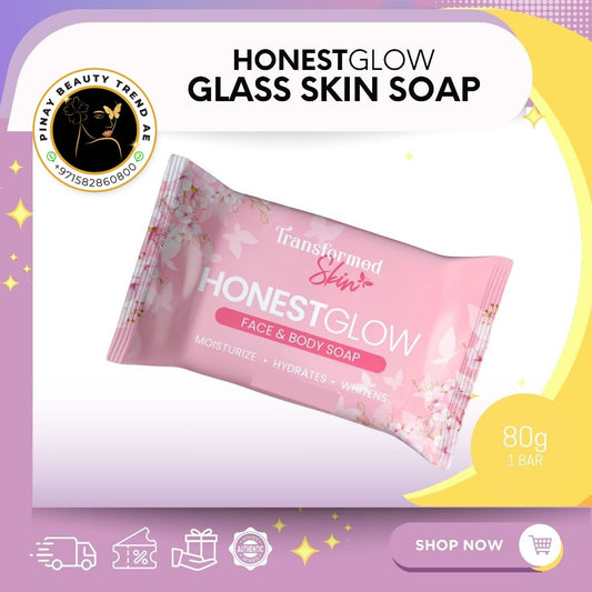 Honest Glow Glass Skin Face & Body Soap 80g