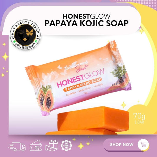 Honest Glow Papaya Kojic Soap 70g