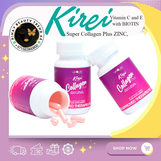 Kirei Super Collagen Plus ZINC, Vitamin C and E with BIOTIN 500mg