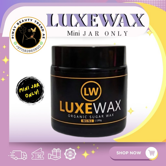 Luxewax Organic Sugar Wax Hair Removal Mini Jar 150g