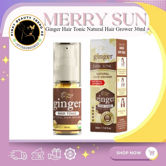 Merry Sun Ginger Hair Tonic Natural Hair Grower 30ml