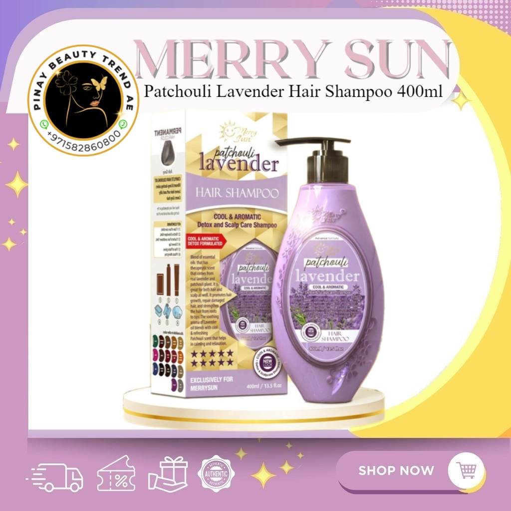 Merry Sun Patchouli Lavender Shampoo 400ml