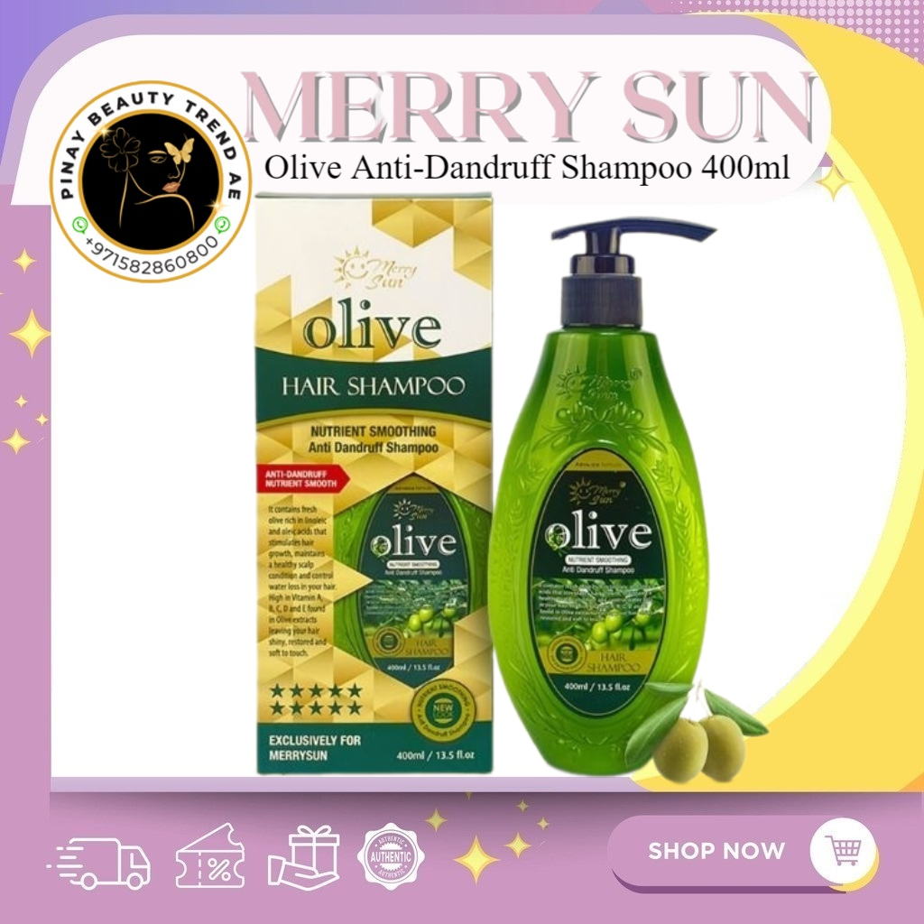 Merry Sun Olive Anti Dandruff Shampoo 400ml