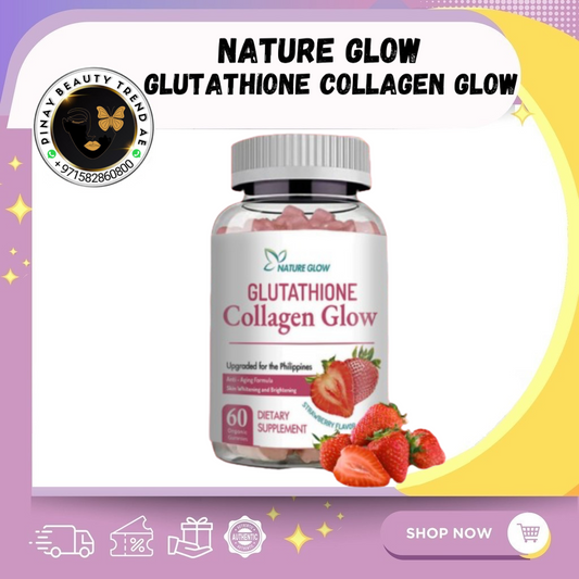 Nature Glow Glutathione Collagen Glow Strawberry 60's Gummies