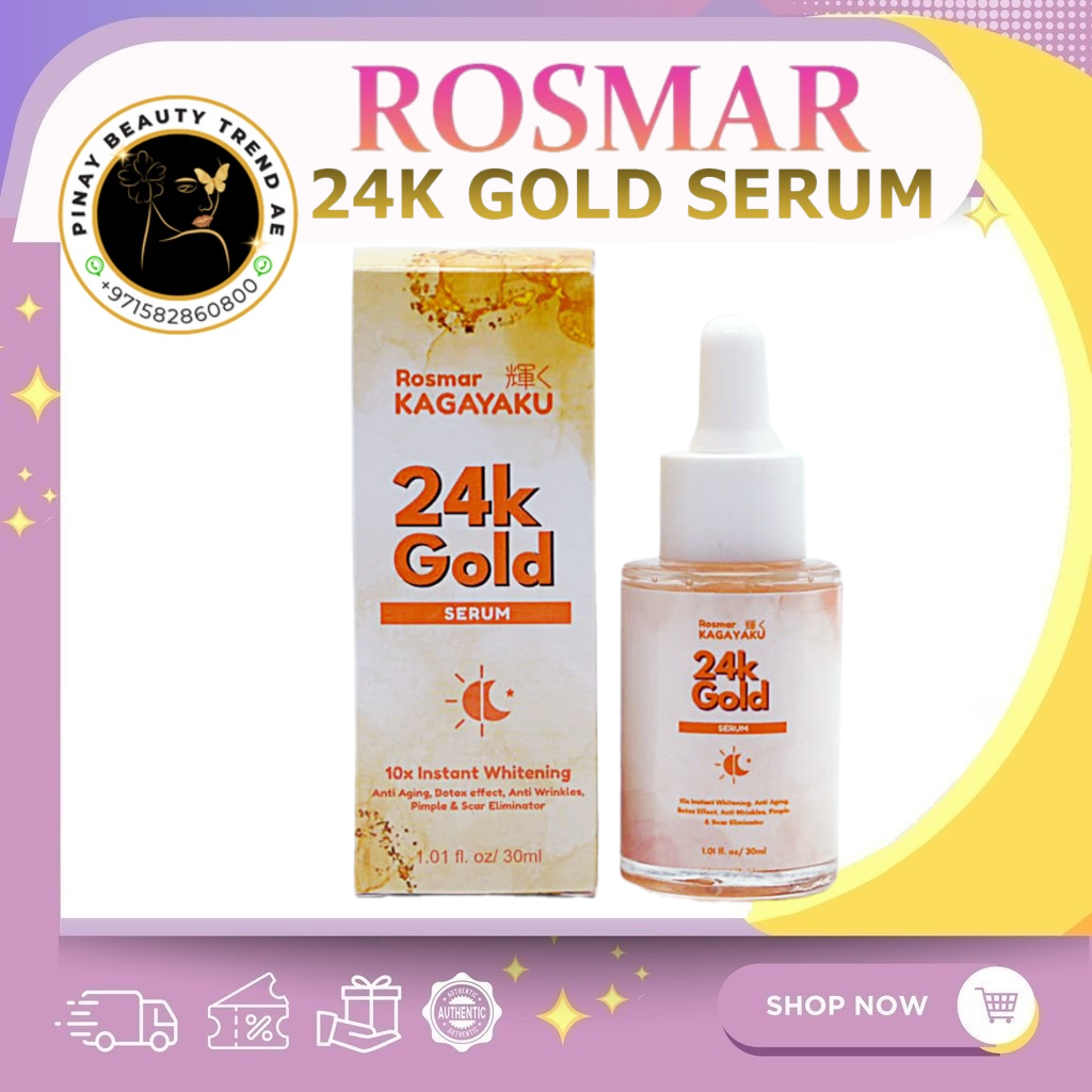 Rosmar Kagayaku 24K Gold Serum 30ml