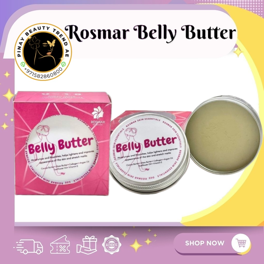 Rosmar Belly Butter For Stretchmarks 50g