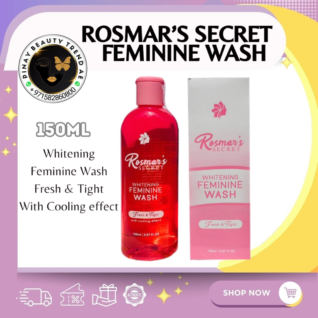 Rosmar Feminine Wash Pink Intemate Wash 150ml