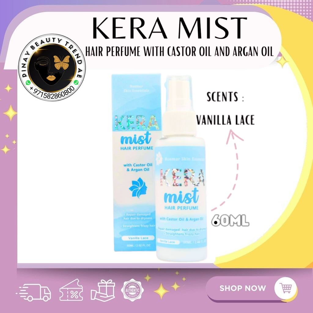 Rosmar Kera Mist Hair Perfume Vanilla Lace 60ml