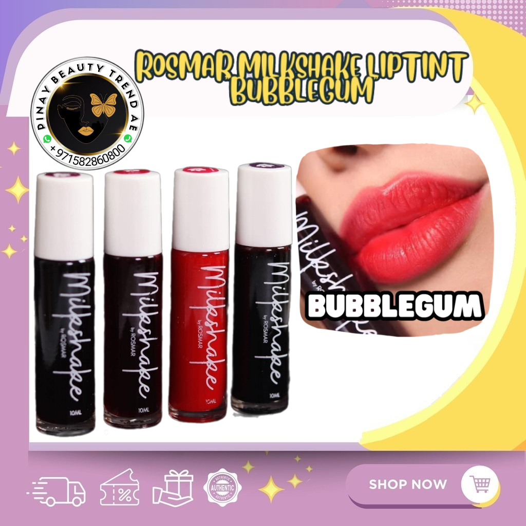 Rosmar Milkshake Lip Tint Cheek & Lip Liptint Lipstain 10ml