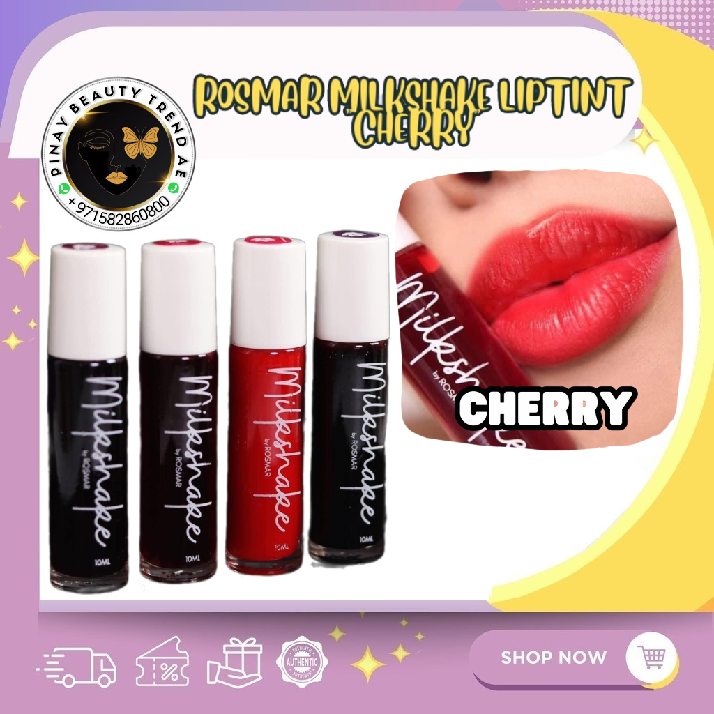 Rosmar Milkshake Lip Tint Cheek & Lip Liptint Lipstain 10ml