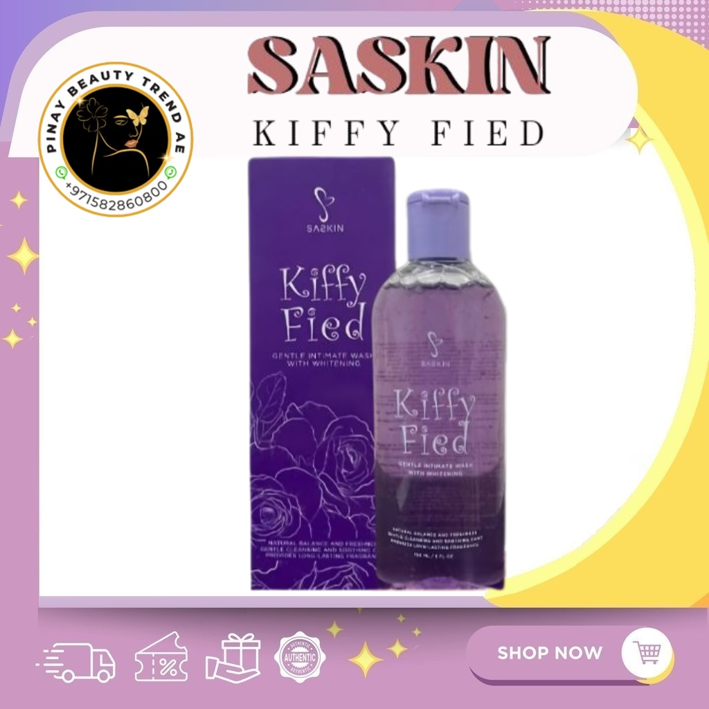 Saskin Kiffy Fied Gentle Intimate Wash with Whitening 150ml