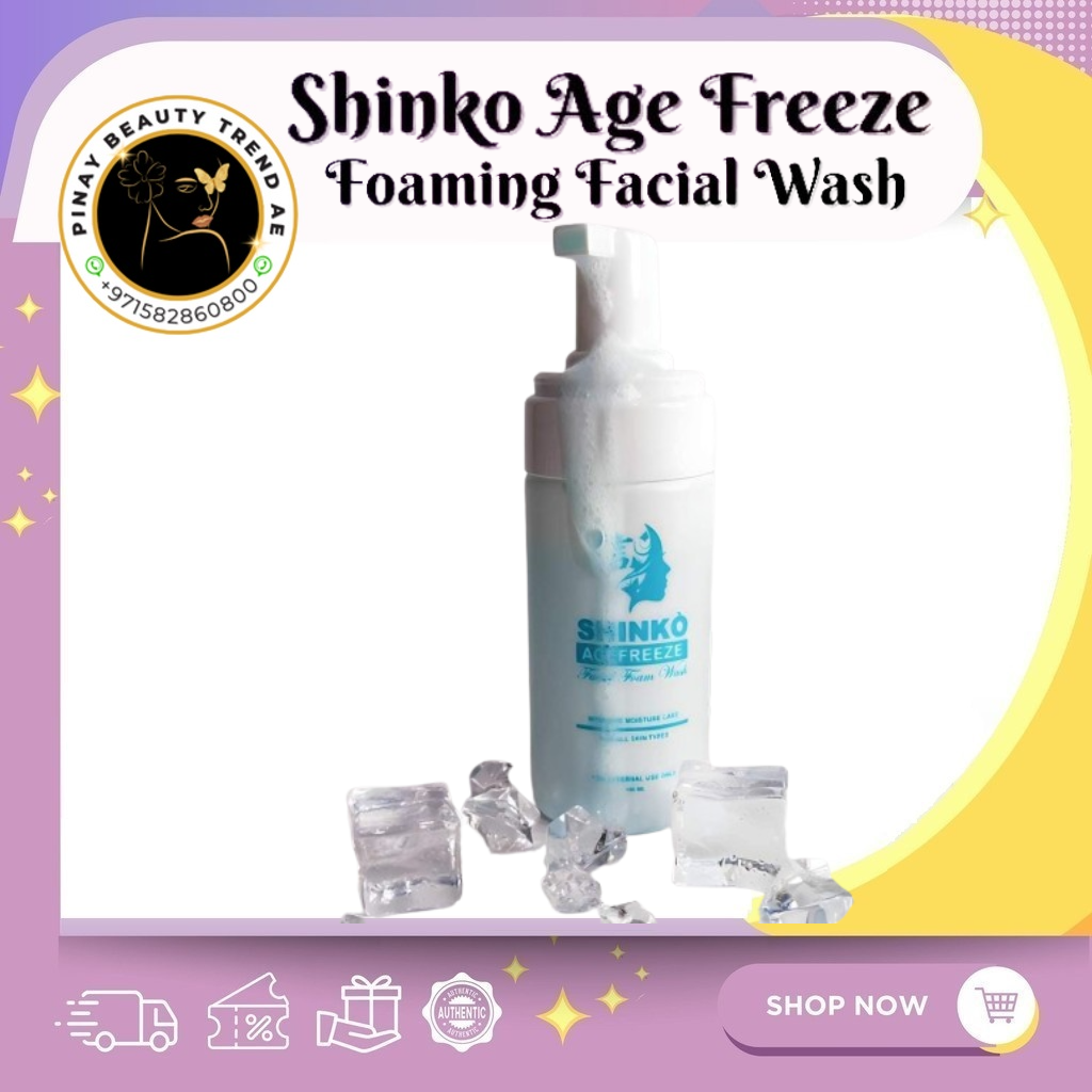 Shinko AgeFreeze Facial Foam Wash 100ml