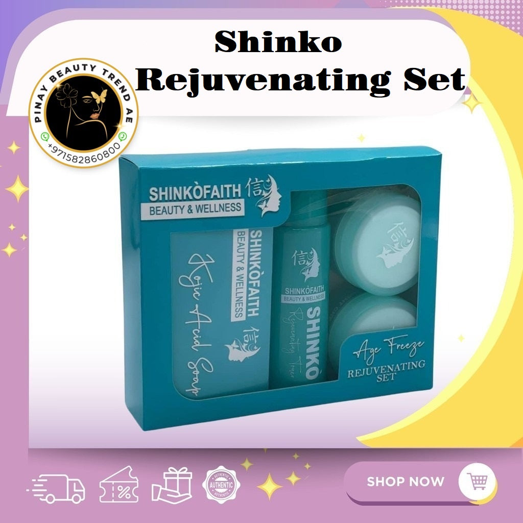 Shinko Faith Age Freeze Rejuvenating Facial Set