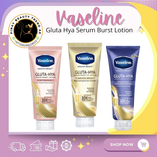 Vaseline Gluta Hya Serum Burst Lotion 330ml