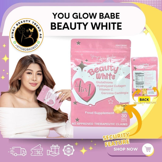 You Glow Babe Beauty White 4in1 Collagen Glutathione Garcinia Cambogia Vitamin C 30's Capsule