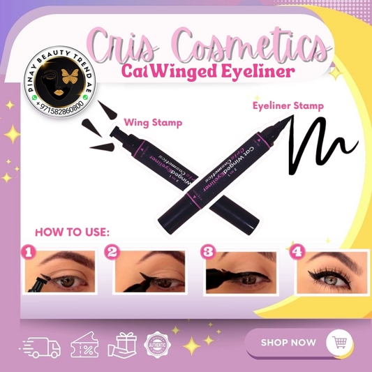 Cris Cosmetics CC Glam & Beauty Cat Winged Eyeliner 2in1