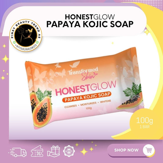 Honest Glow Papaya Kojic Soap 100g